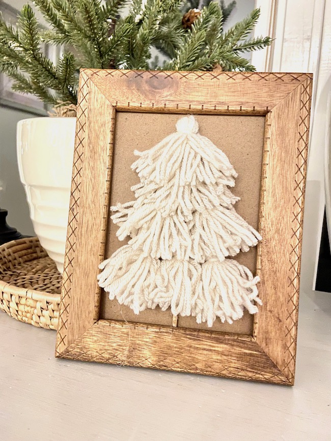 DIY Christmas Decor You Can Make with Yarn Tassel Trees and Pom Pom
