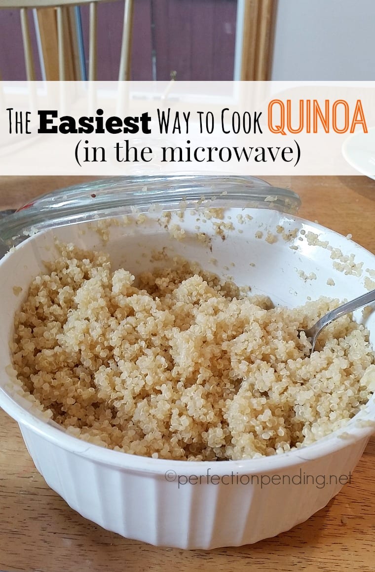 The Easiest Way to Cook Quinoa (In The Microwave) Perfection Pending
