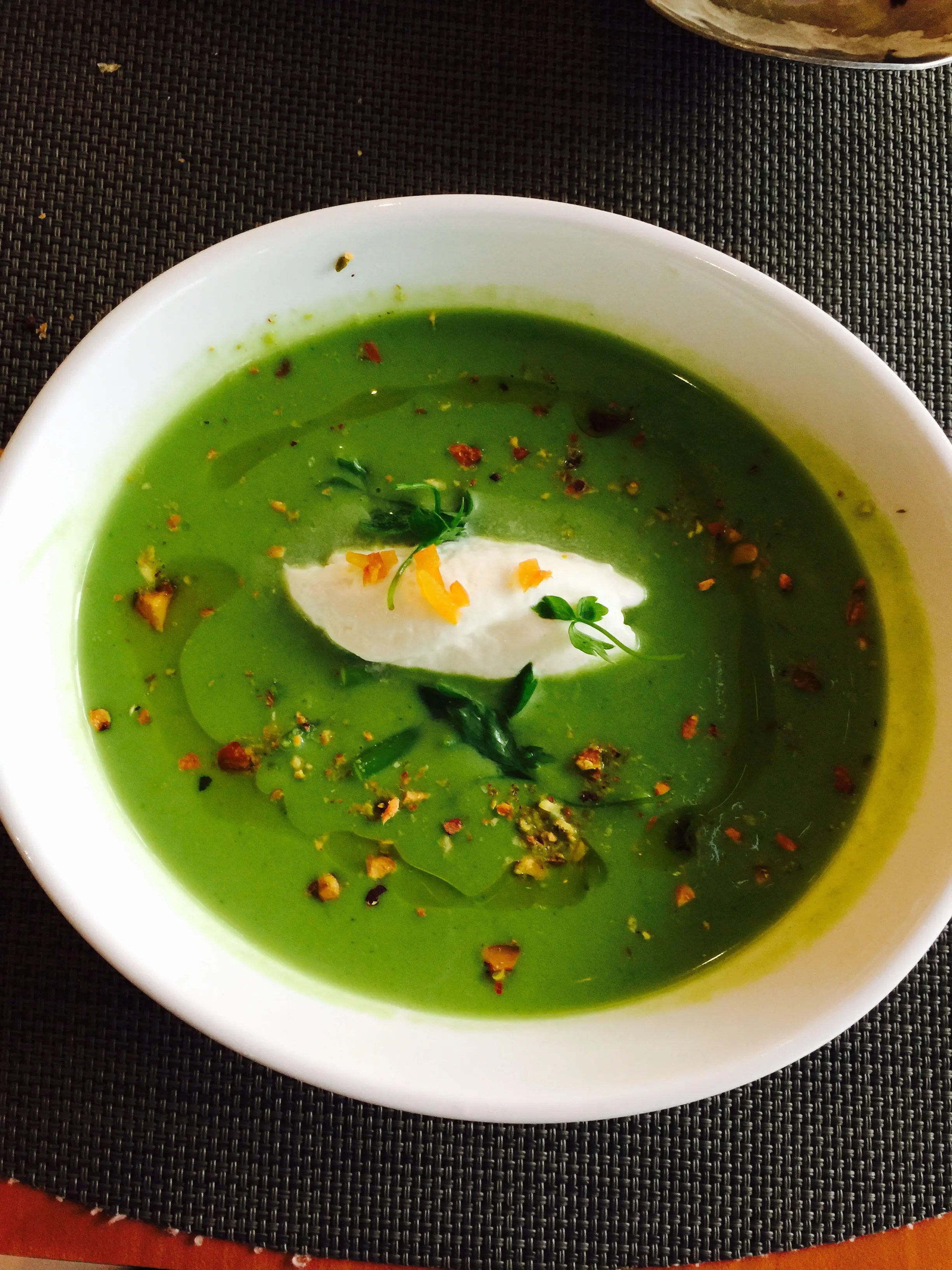 Late Summer Soup Zucchini and Basil Velouté Perfectly Provence