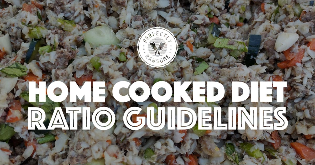 Home Cooked Diet Ratio Guidelines for Cats & Dogs