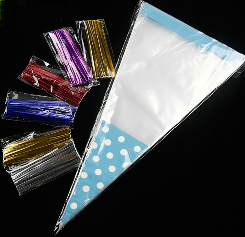 BOPP cone bags candy bag triangle bag