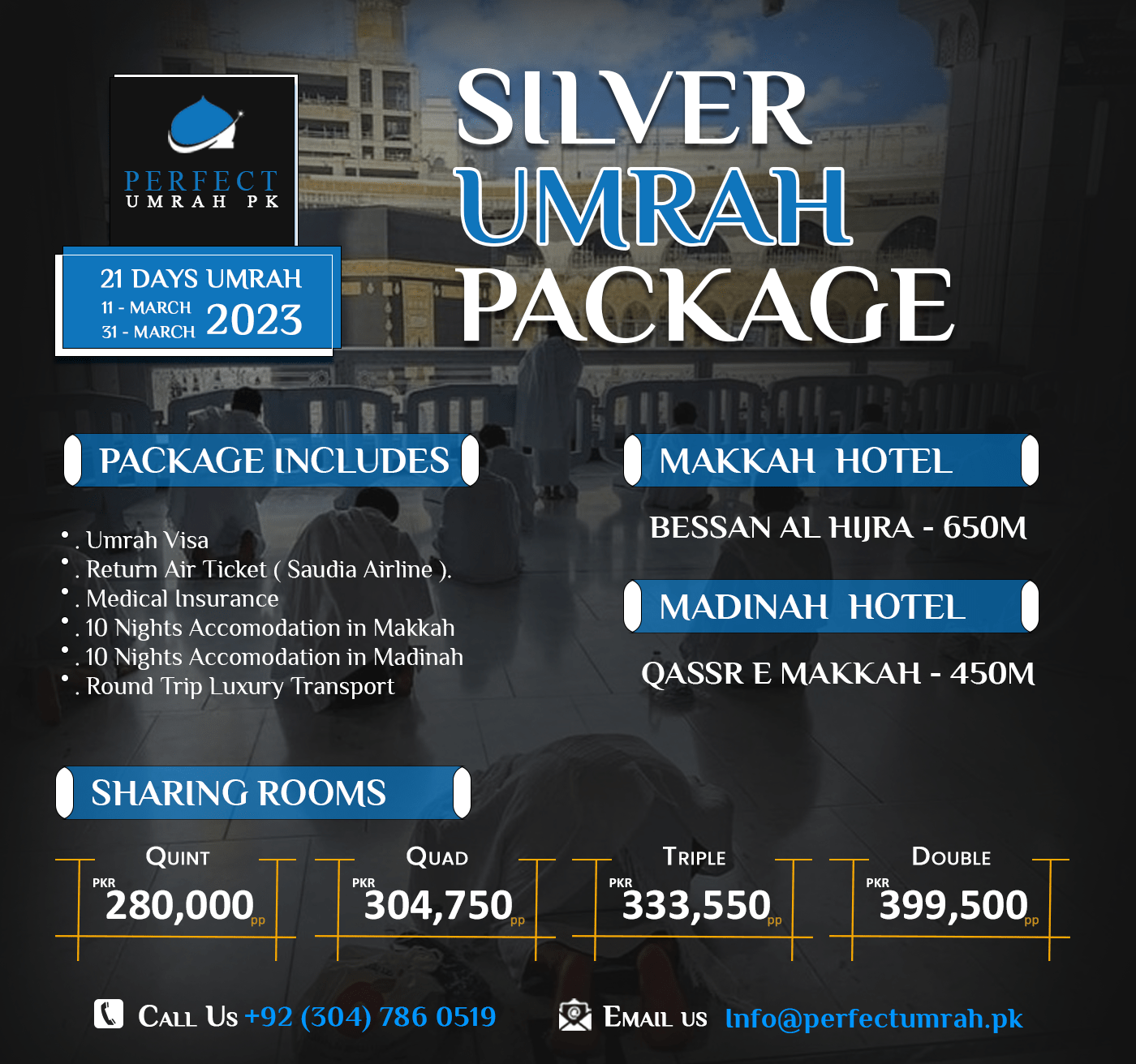 Umrah Packages 2023 by Perfect Umrah