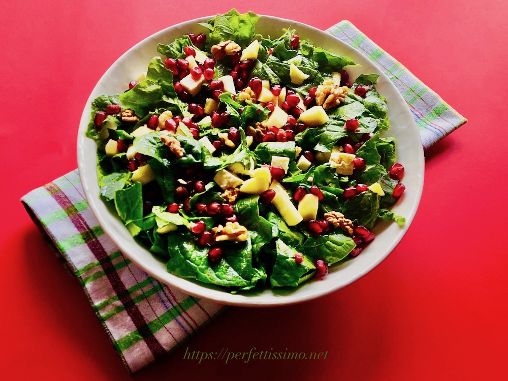 Insalata di spinaci e melograno Perfettissimo