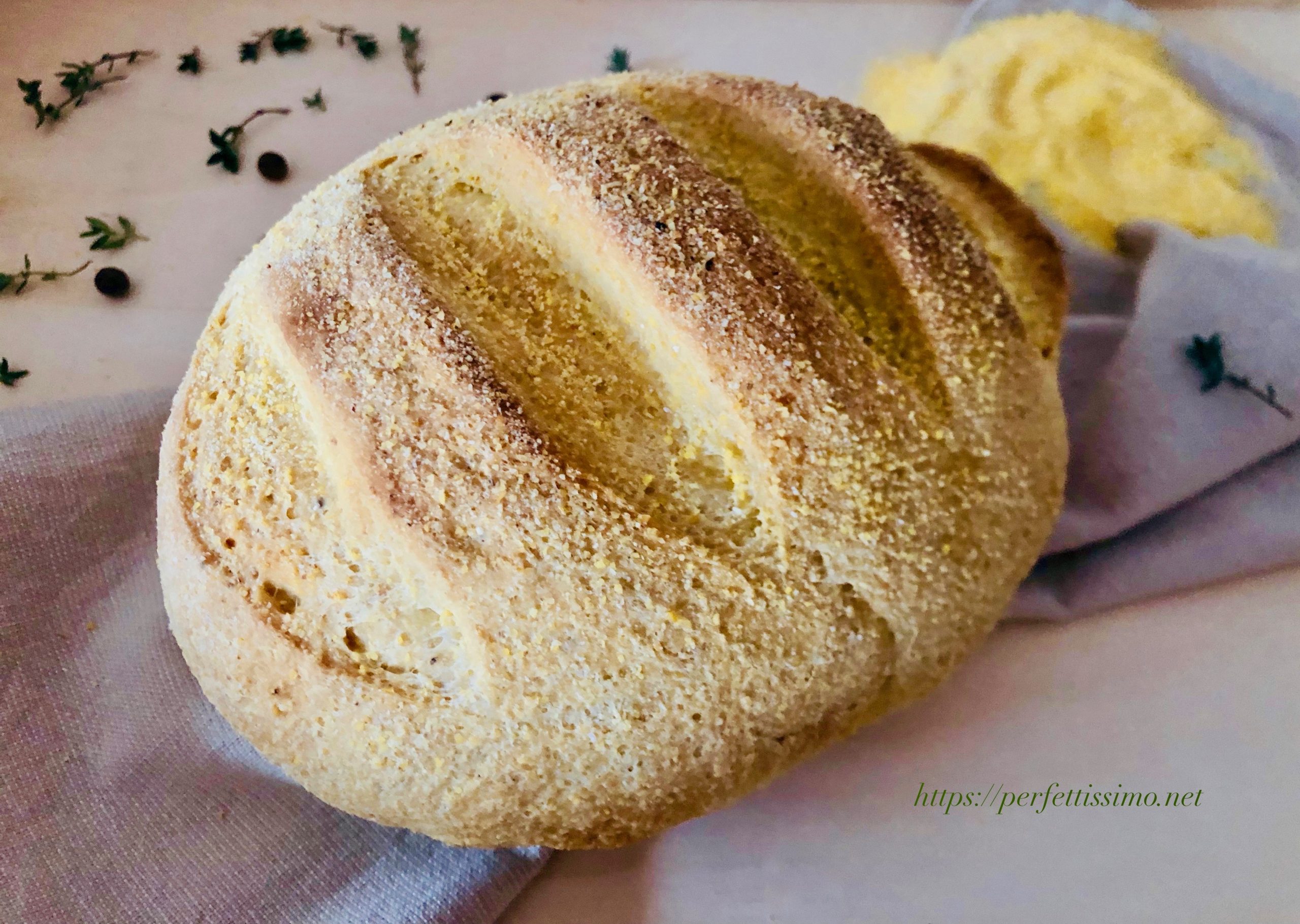Corn flour bread Perfettissimo