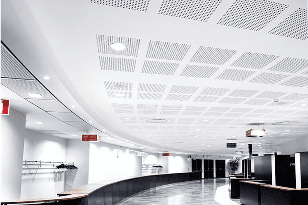 Perforated Metal Ceiling Tiles Shelly Lighting