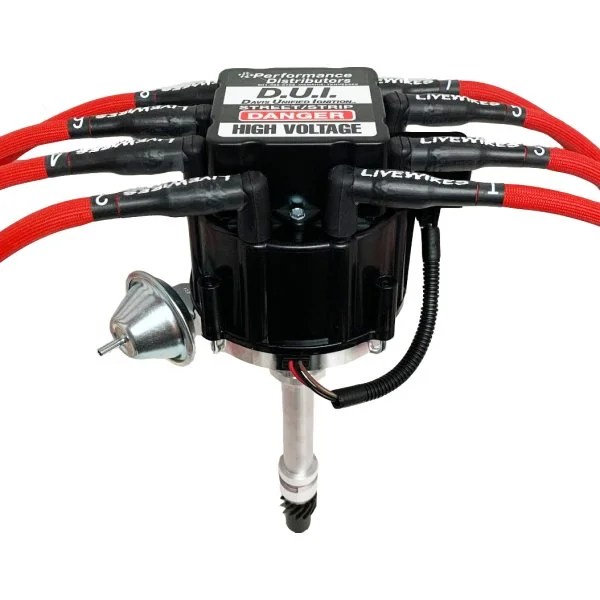 Chevrolet V8 Street/Strip DUI Distributor w/ CrossFire Cap