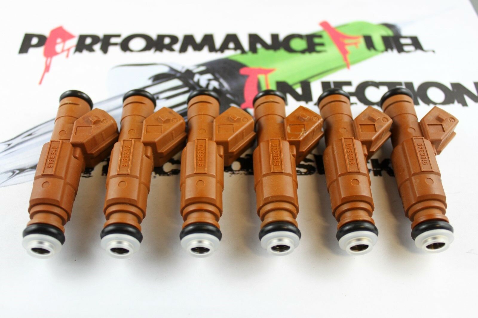 6 BOSCH 30lb Fuel Injectors VW VR6 Porsche 911 BMW M3 M30 E30 E28 E36