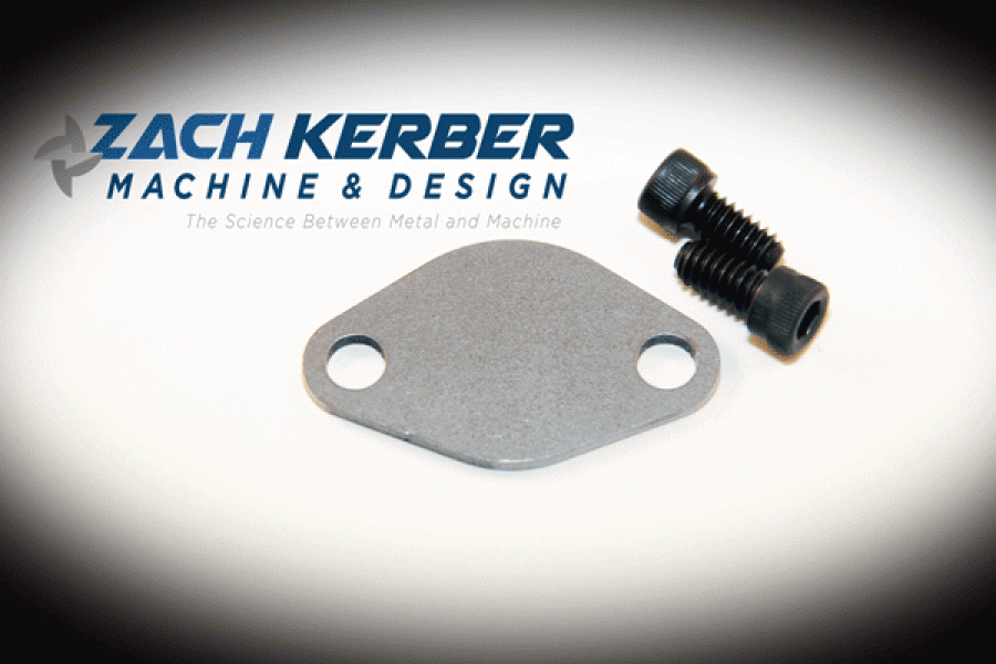 Fuel Pump Block Off Plate