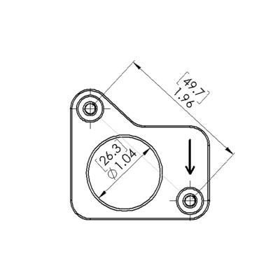 Lexus IS F, IS250, GS350, IS350, & ES350 Mass Air Flow Flange