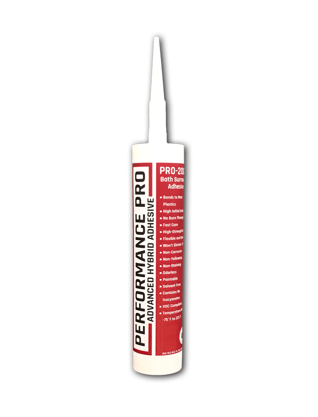 PRO2000 Advanced Hybrid Adhesive, 10 oz Cartridge Performance Pro