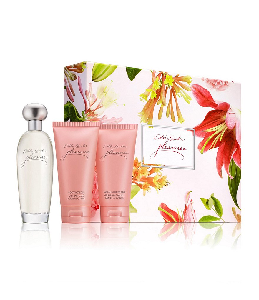 Pleasures by Estee Lauder 3pc Gift Set Women Perfume Dazzle