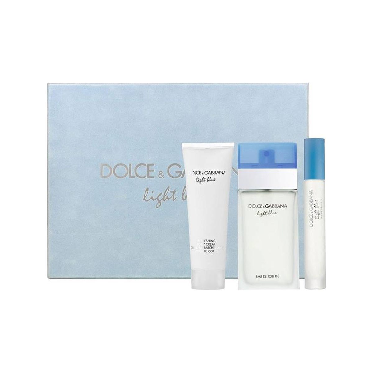 D&G Light Blue 3 Piece Gift Set For Women