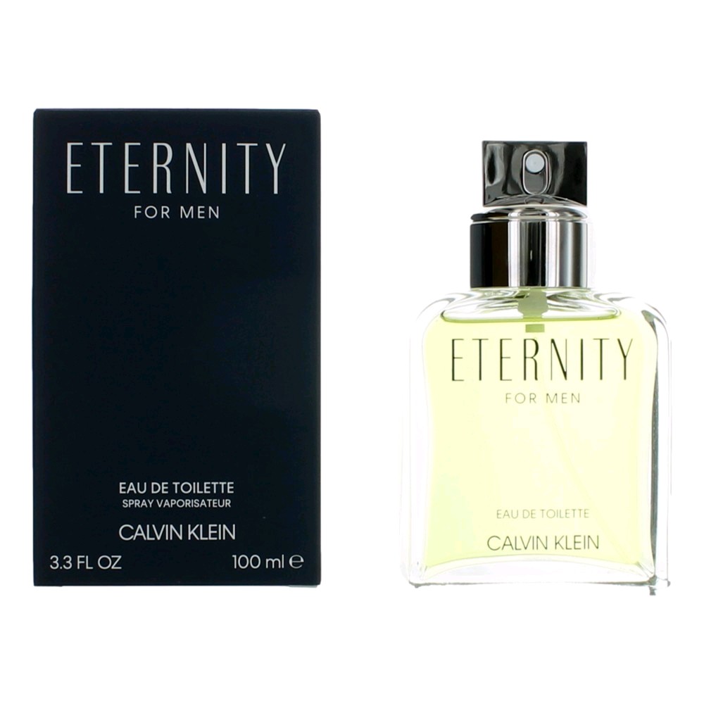 Eternity Cologne by Calvin Klein, 3.4 oz EDT Spray for Men NEW