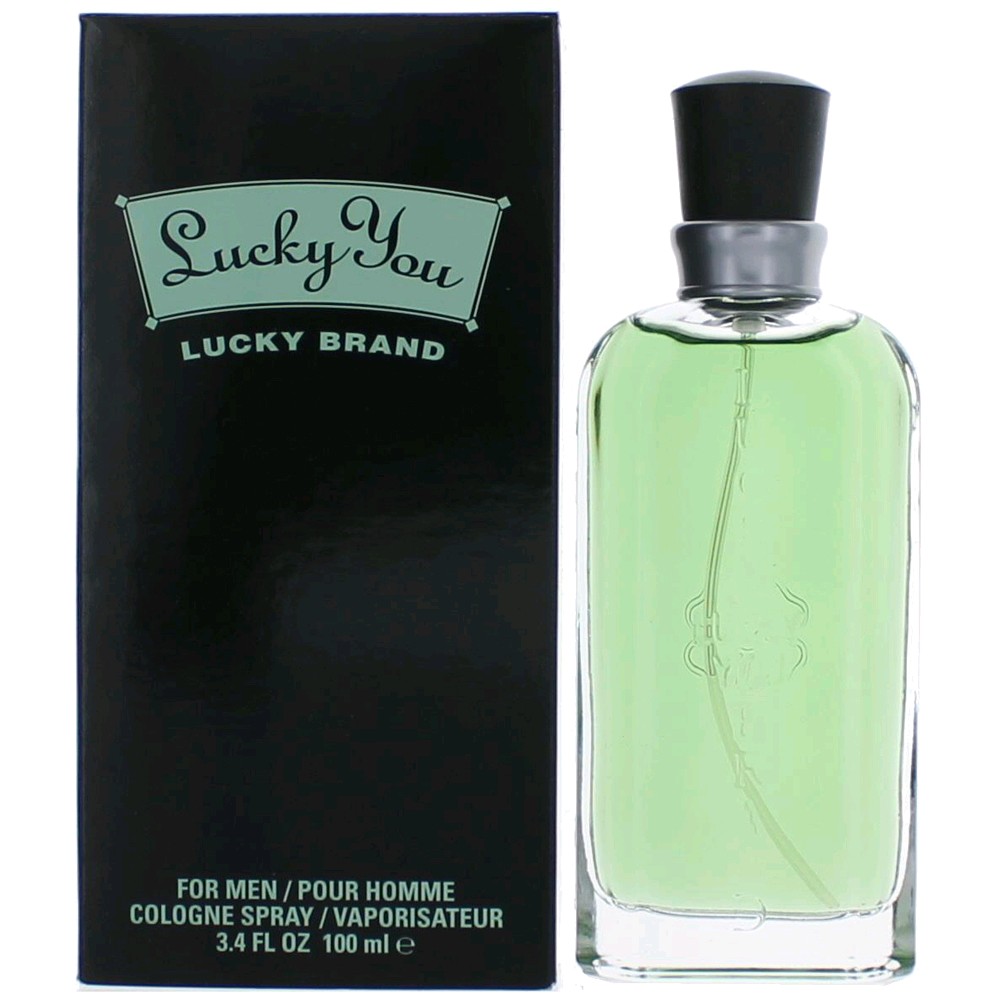 Lucky You By Lucky Brand, 3.4 Oz Eau De Toilette Spray For Men Dazzlebean