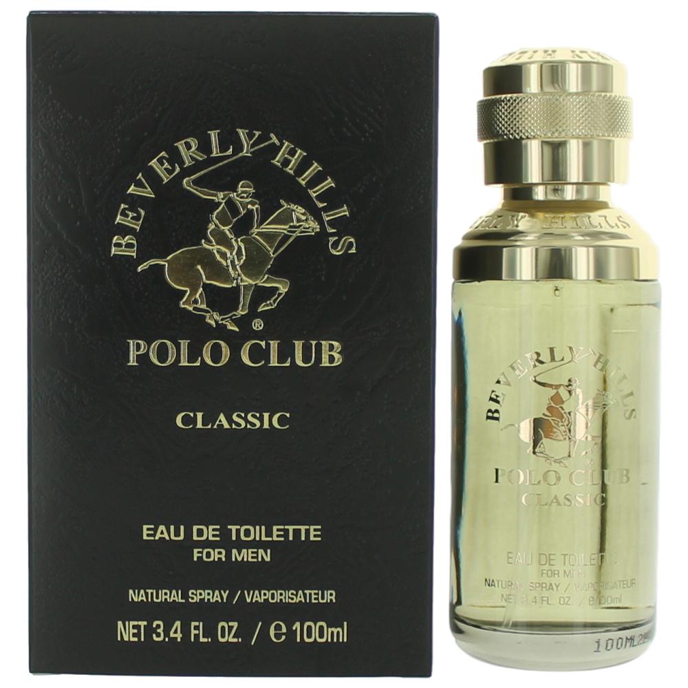 Beverly Hills Polo Club Classic Cologne 3.4oz EDT Spray men NEW