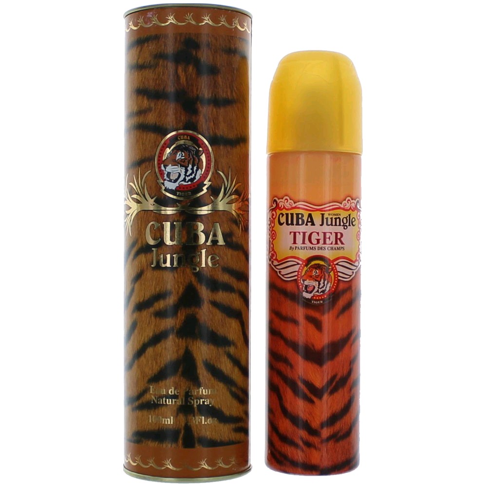 Cuba Jungle Tiger Perfume by Cuba, 3.4 oz EDP Spray for women. NEW eBay