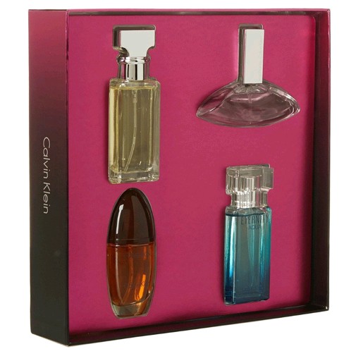Calvin Klein By Calvin Klein, 4 Piece Mini Variety Gift Set For Women