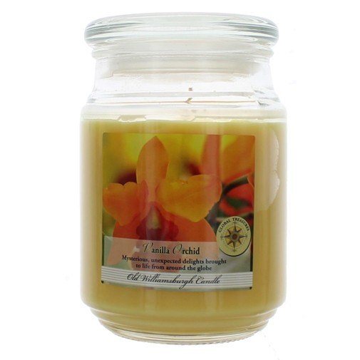 Vanilla Orchid 18 Oz Scented Candle Glass Jar Vanilla Orchid