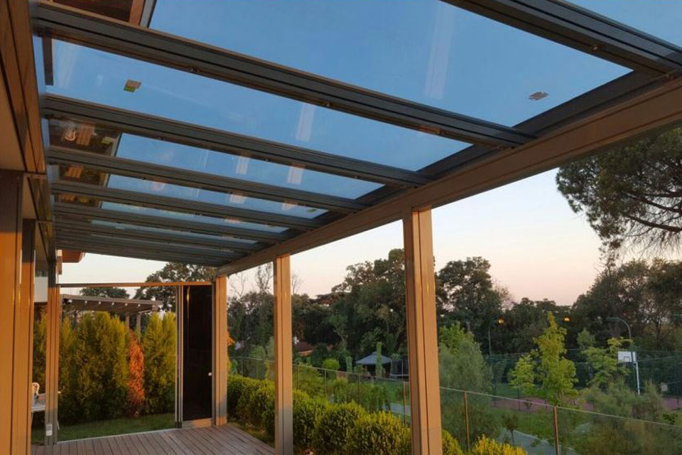 Insulated Single Glass Roof System Pergola Teknik