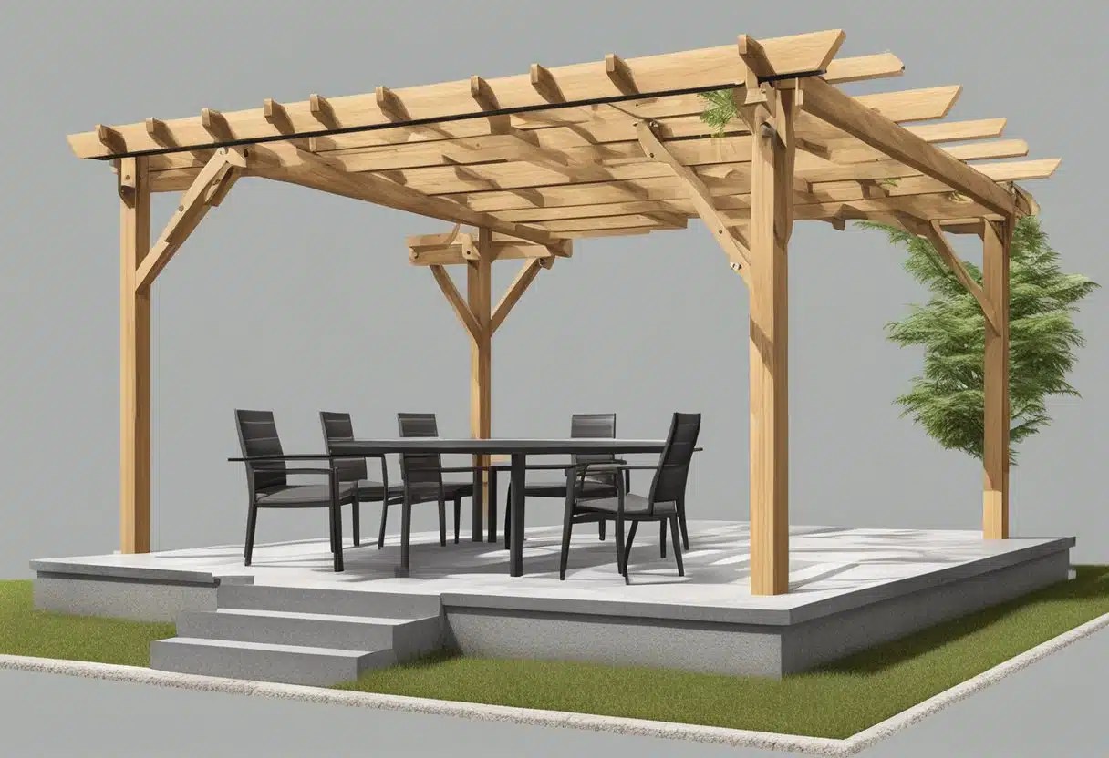 How To Anchor a Pergola To Concrete Pergolaz