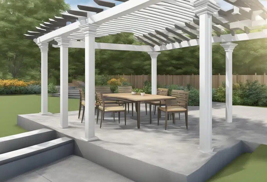 How To Anchor a Pergola To Concrete Pergolaz