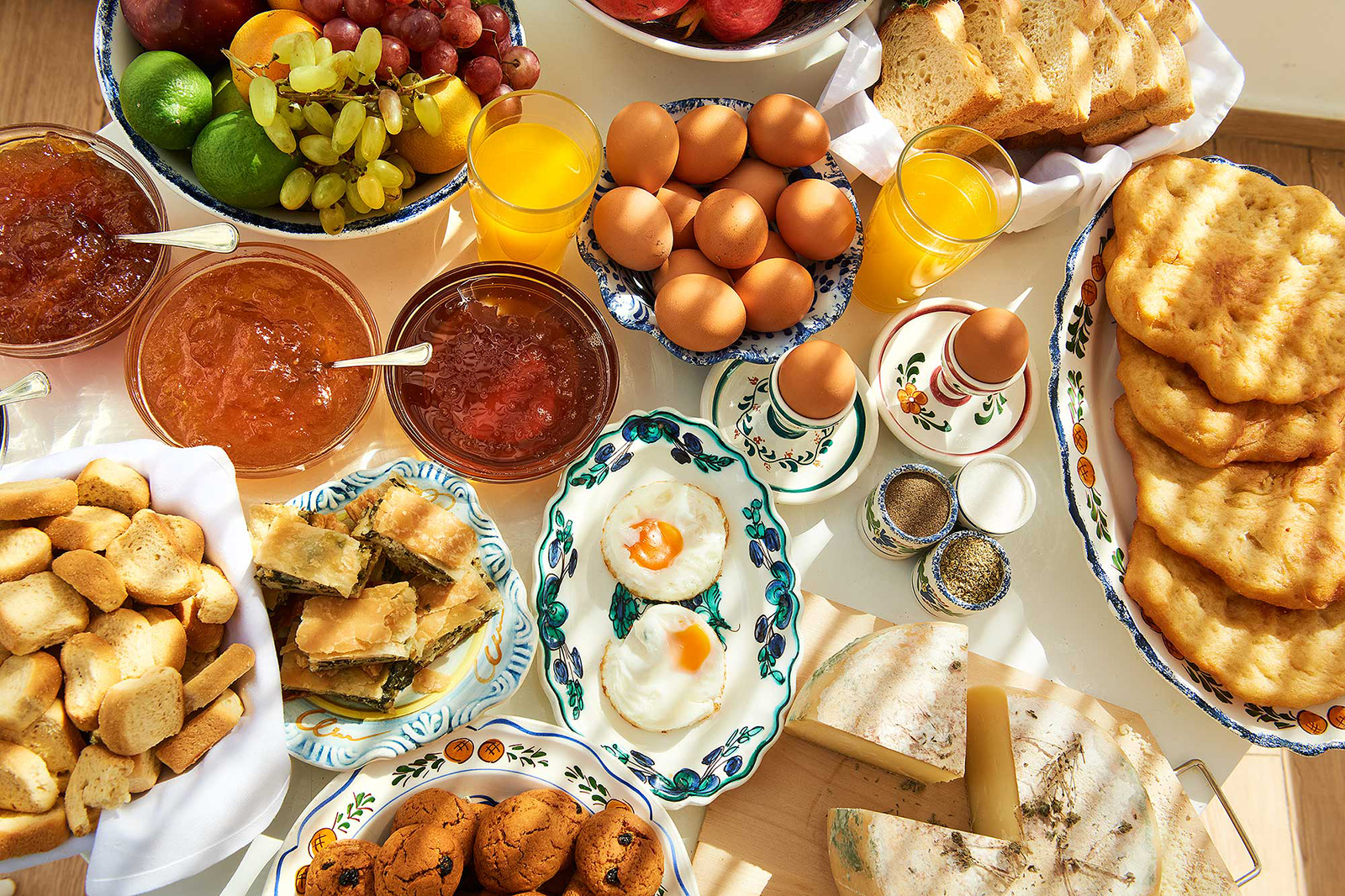 Greek breakfast Perigiali Hotel Hotel in Skyros Greece