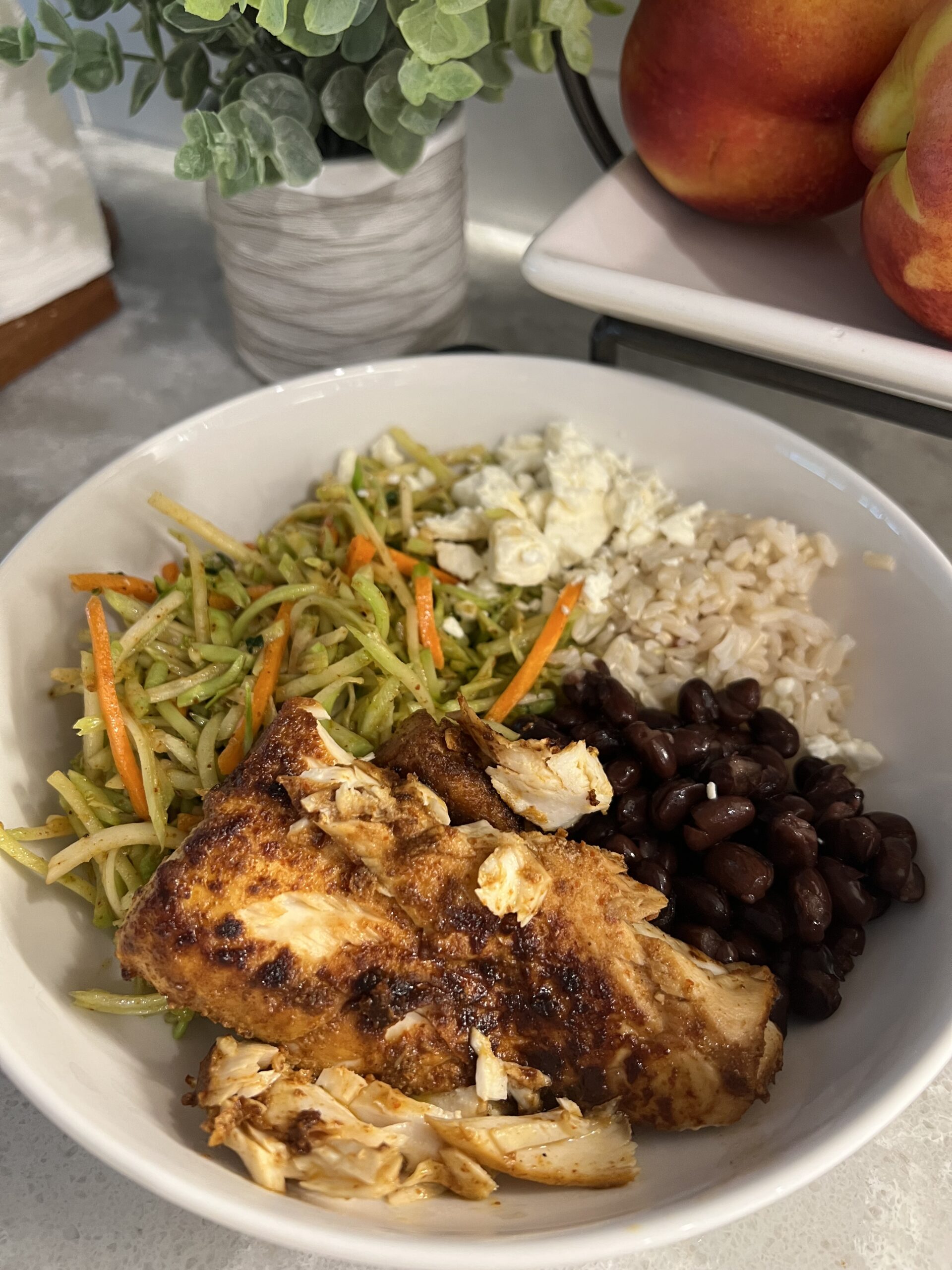 Cruciferous Mexican Coleslaw and Mahi Mahi Bowl Recipe Perimenopause