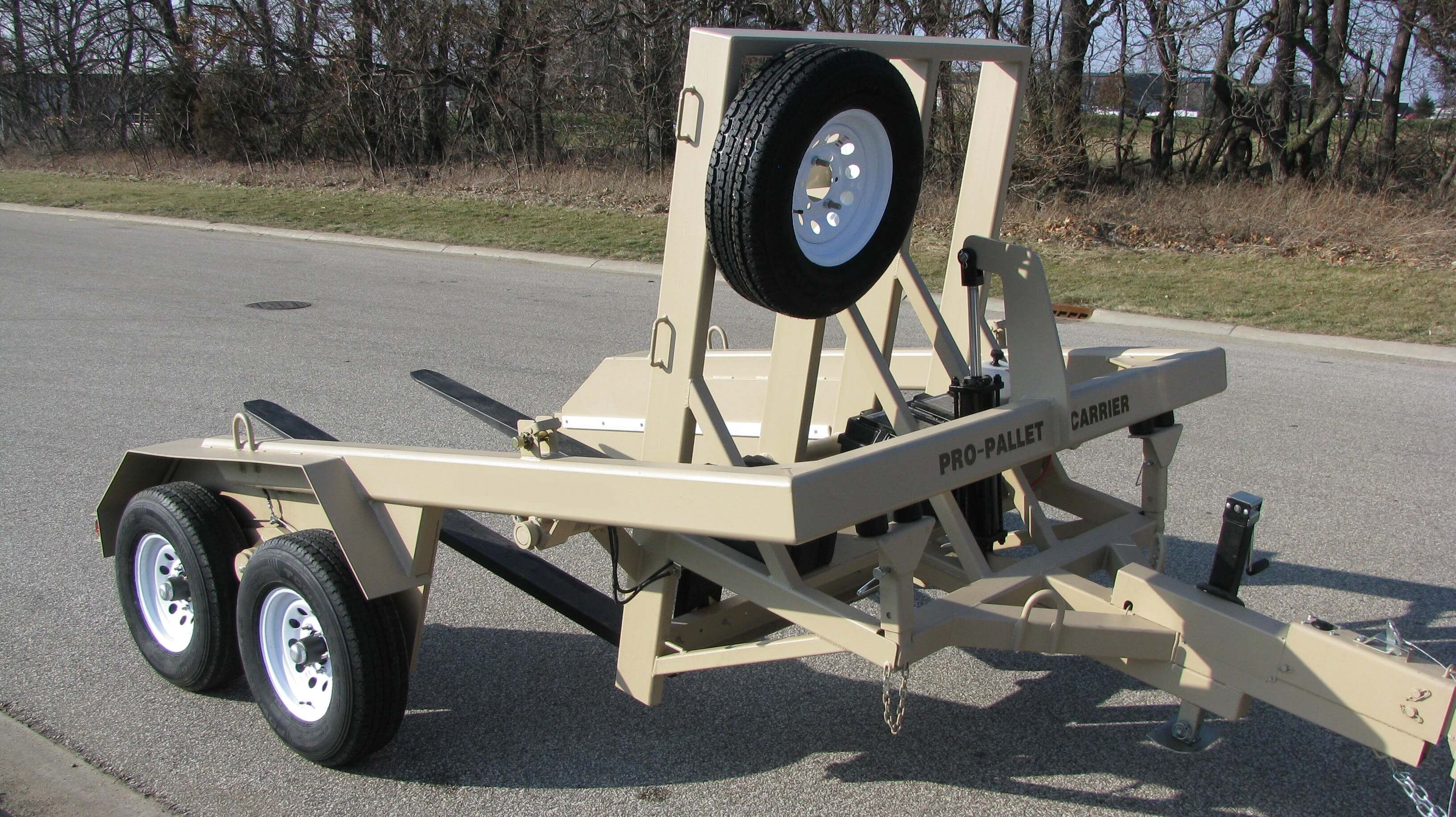 Adjustable Fork Pallet Trailers Perimeter Security Products