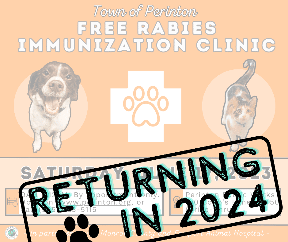 Rabies Clinics Town of Perinton