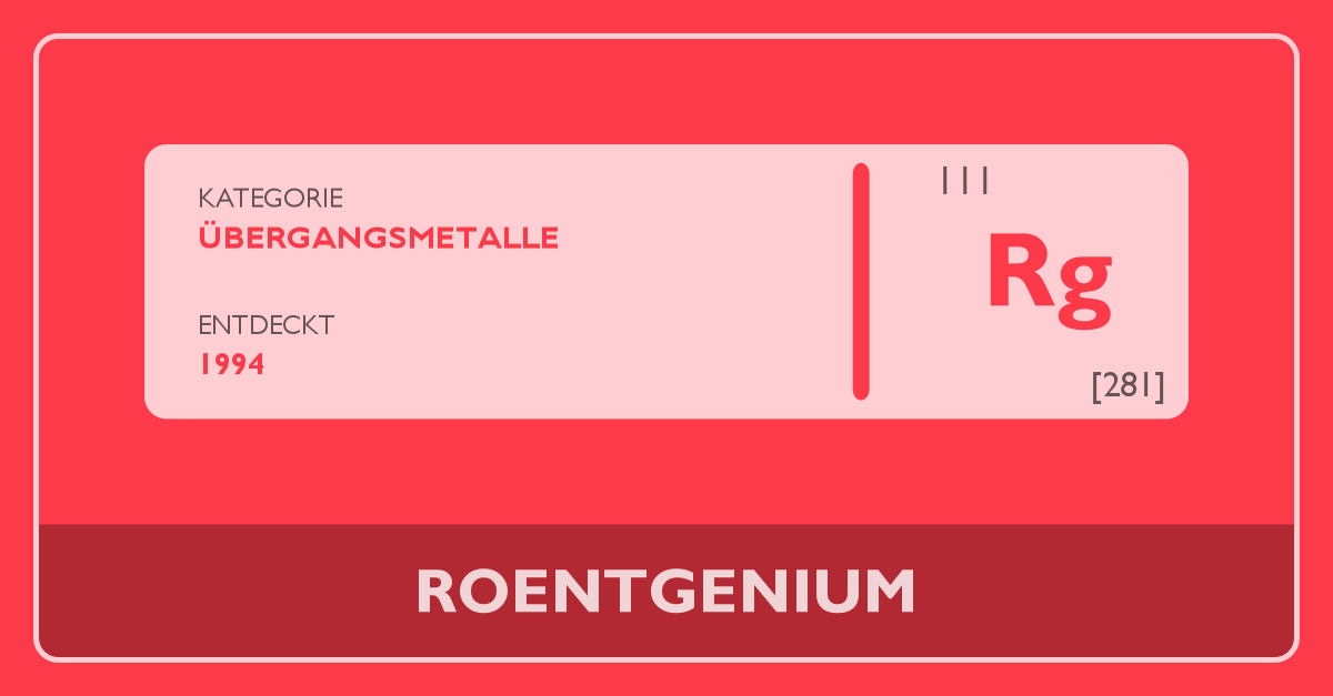Roentgenium Periodensystem