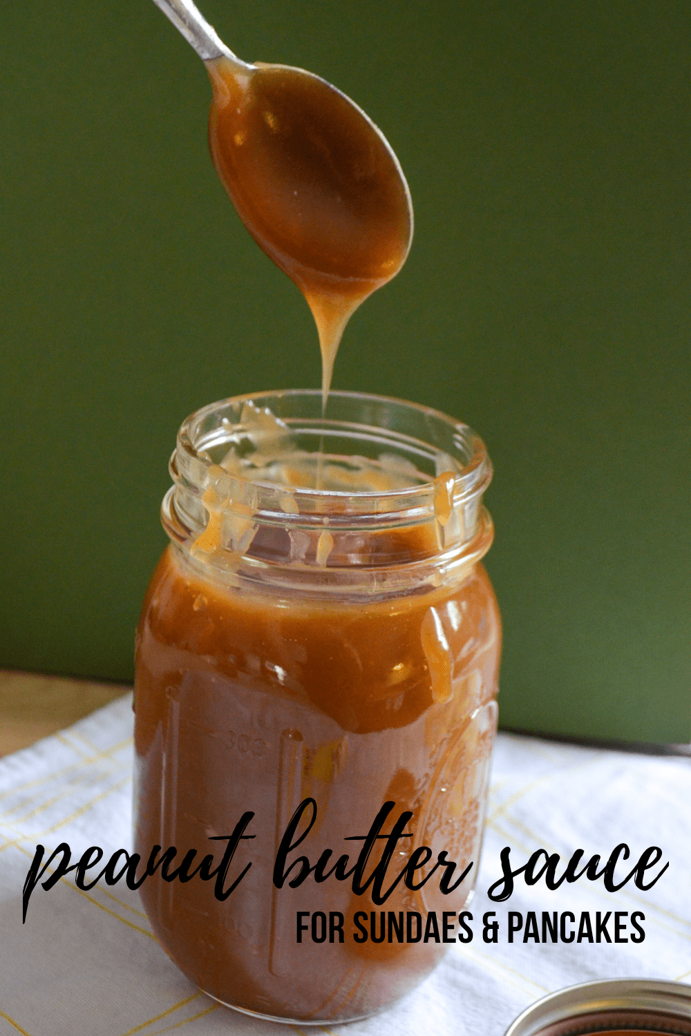 Peanut Butter Sauce for pancakes & sundaes