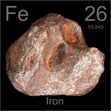 Pictures, stories, and facts about the element Iron in the Periodic Table