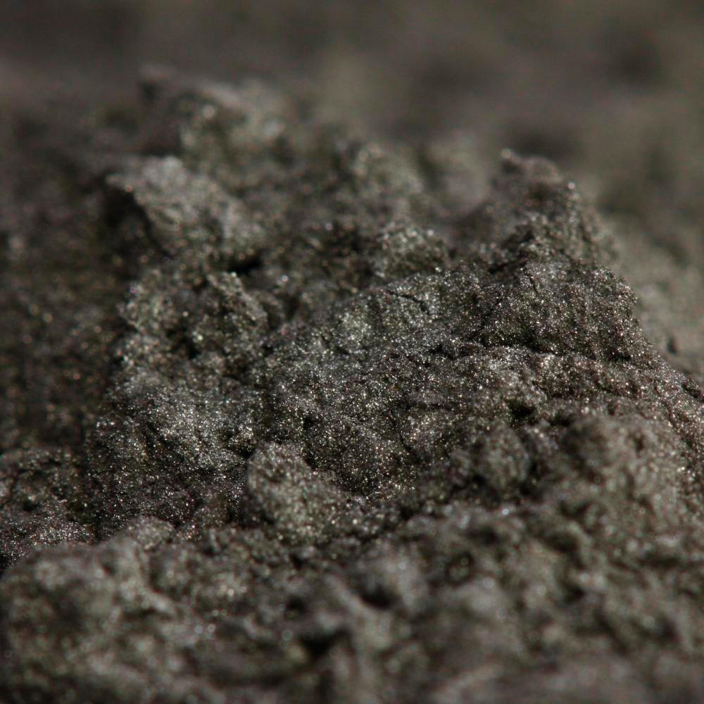 Nickel flake conductive pigment, a sample of the element Nickel in the