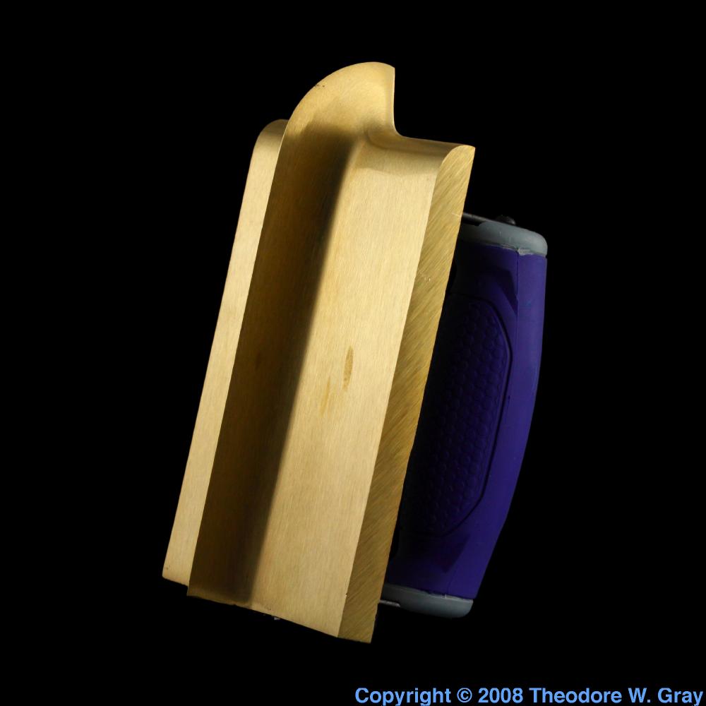 Brass parting tool by Kobalt, a sample of the element Copper in the