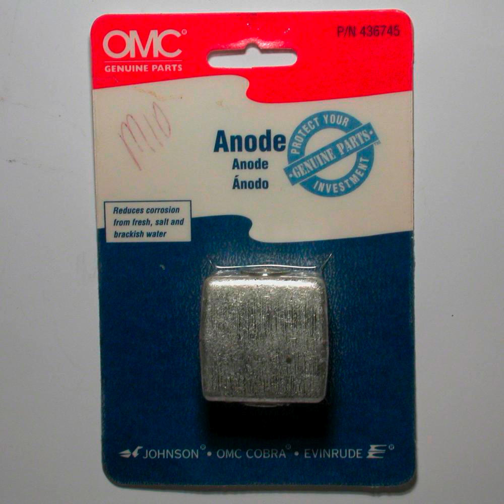 Outboard motor anode, a sample of the element Zinc in the Periodic Table