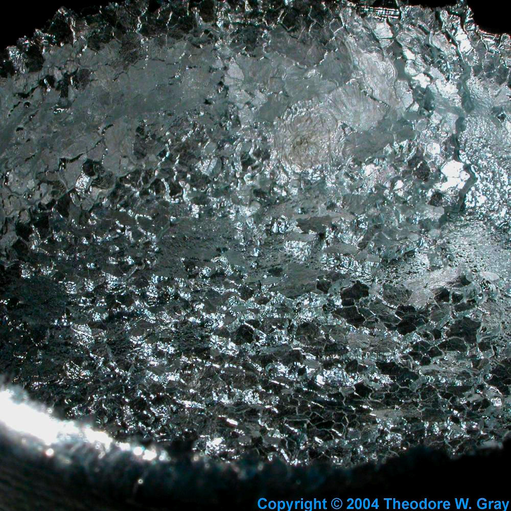 Museumgrade sample, a sample of the element Zinc in the Periodic Table