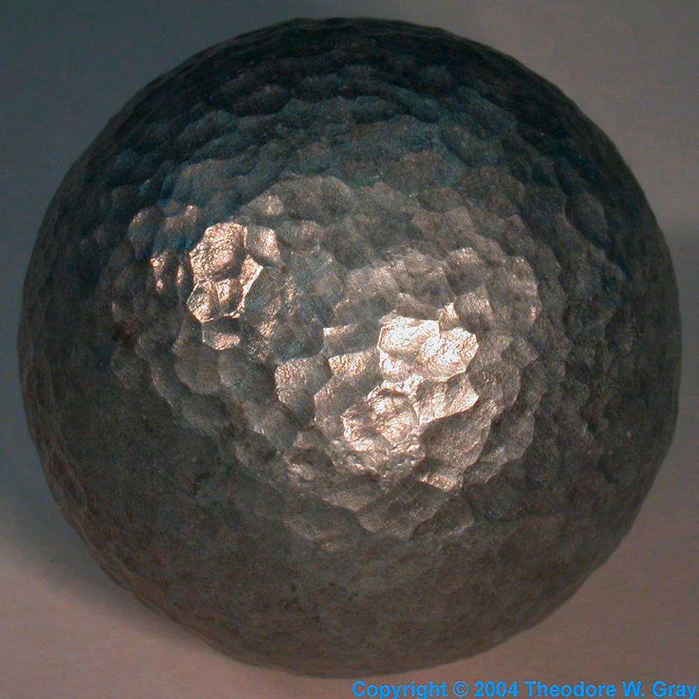 Museumgrade sample, a sample of the element Zinc in the Periodic Table