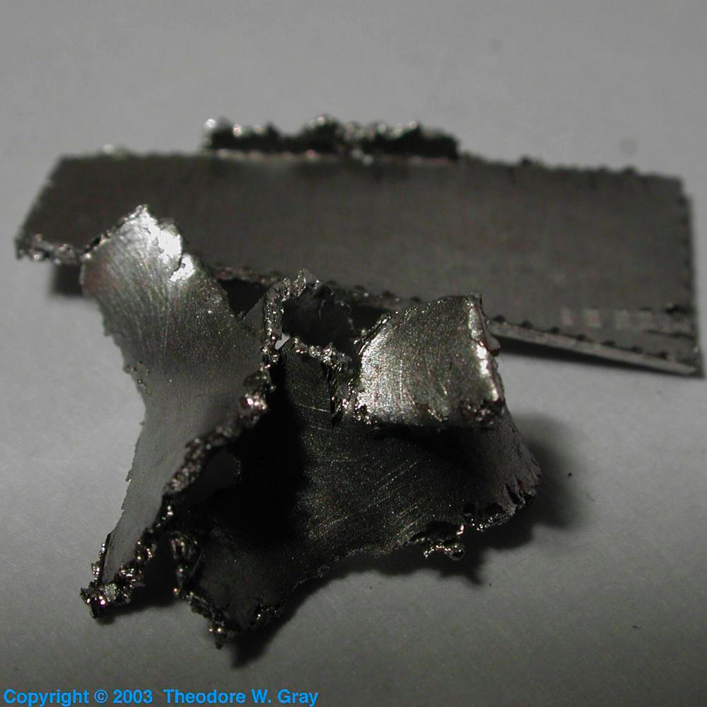 Sample from the RGB Set, a sample of the element Rhodium in the