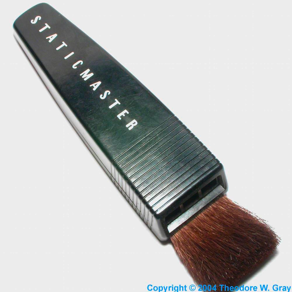 Antique Antistatic brush, a sample of the element Polonium in the