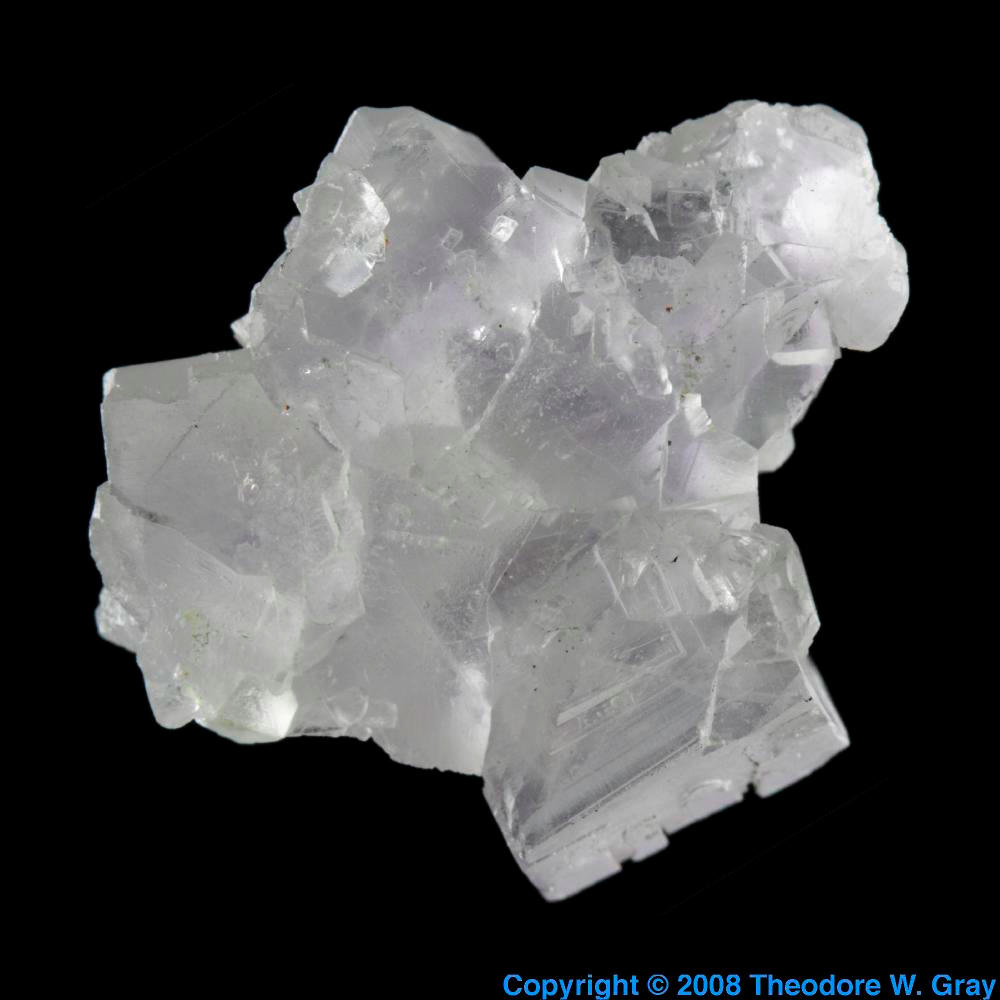 Fluorite, a sample of the element Calcium in the Periodic Table
