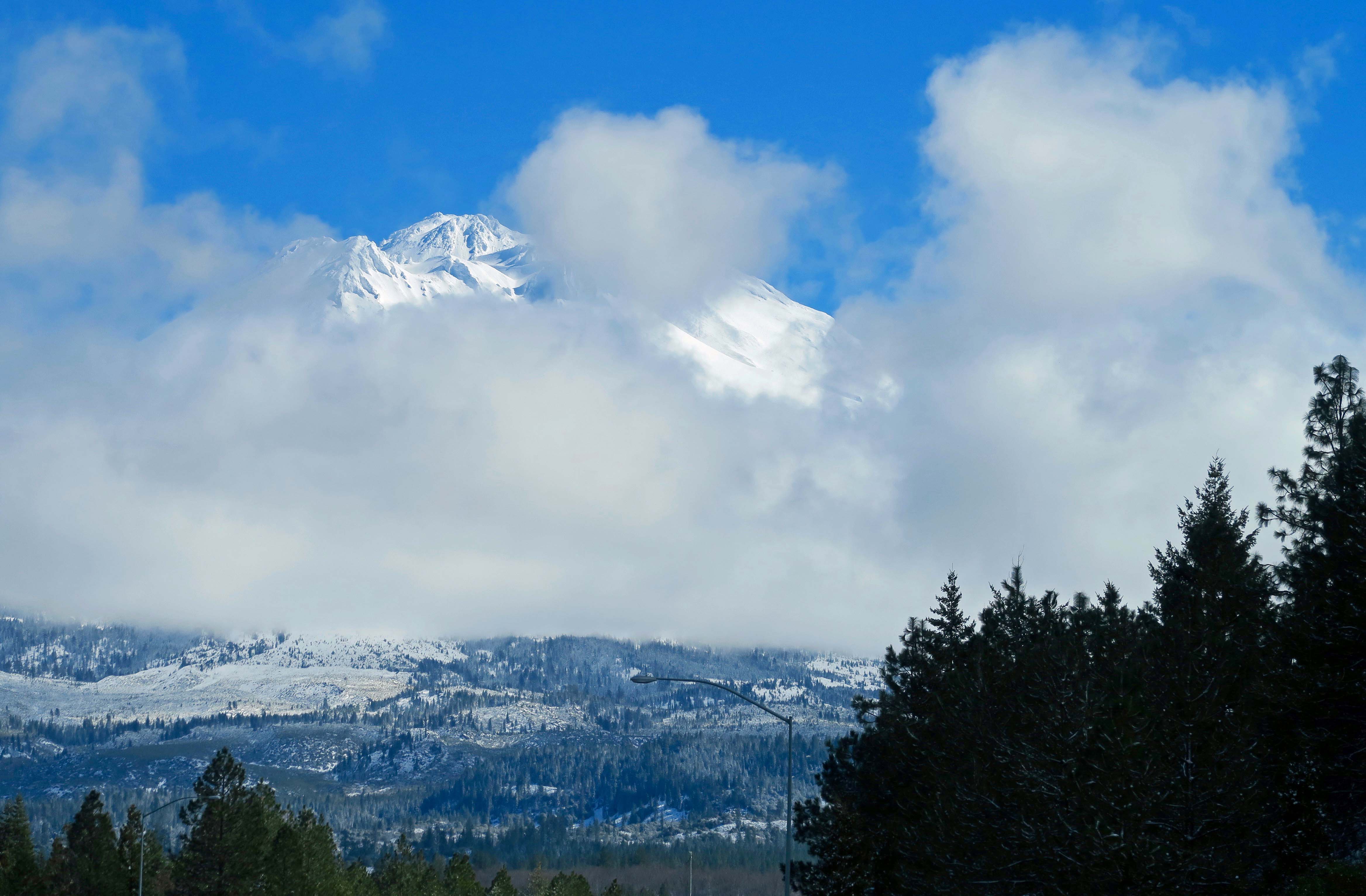 Snow on the Siskiyou Pass Wandering through Time and Place