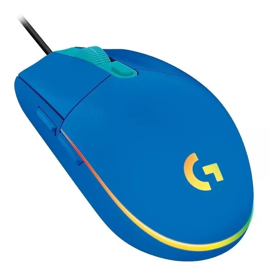 MOUSE LOGITECH G203 LIGHTSYNC GAMING BLUE PeritasTech