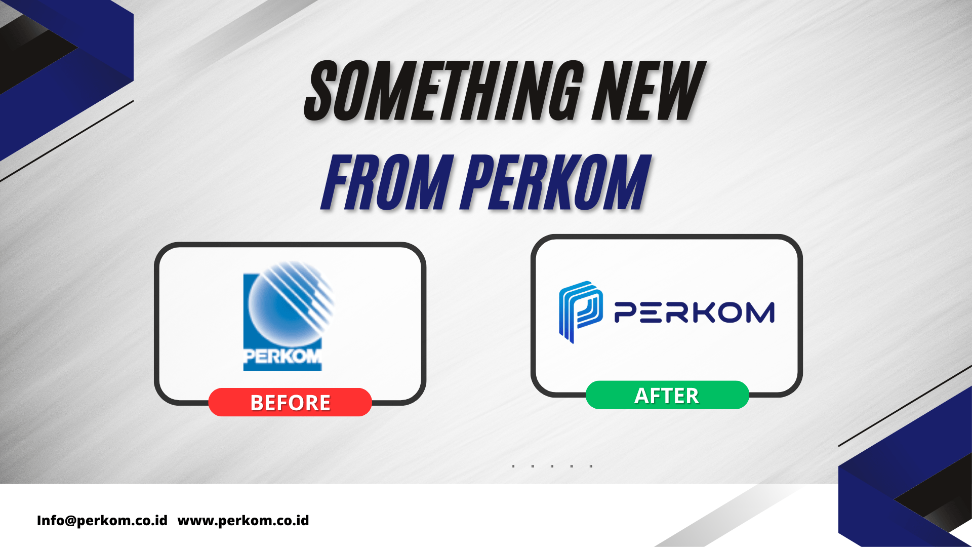 New Logo Announcement Introducing Perkom New Brand Identity Perkom