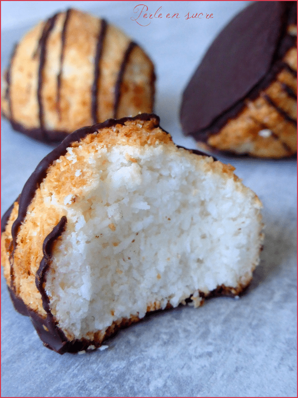 Rochers à la noix de coco ou congolais Perle en sucre