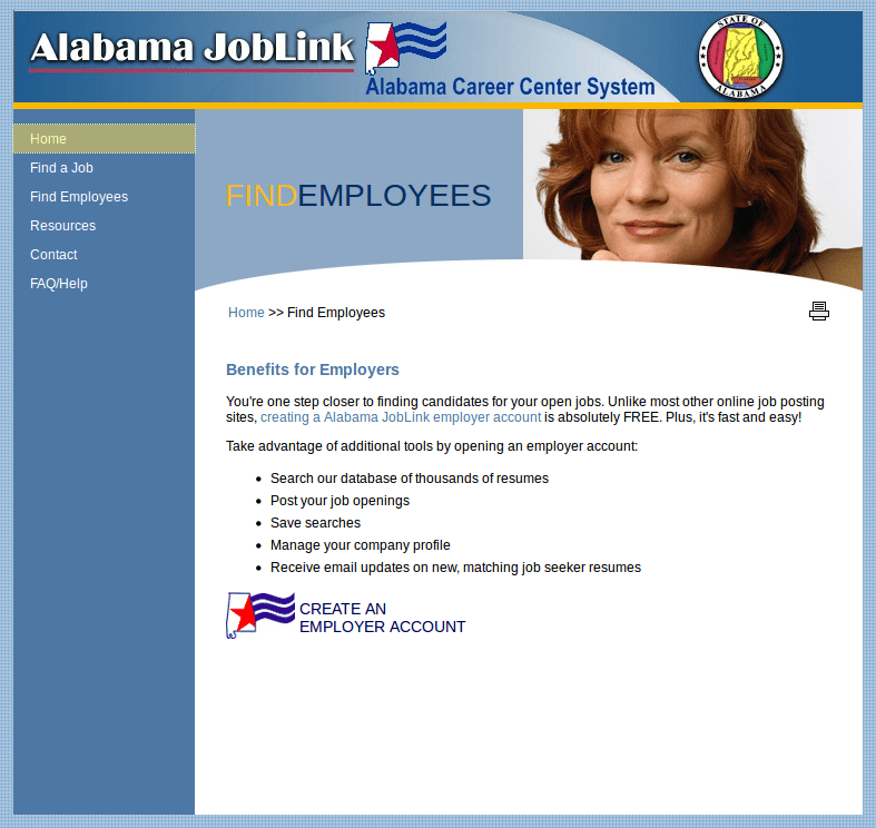 Alabama SWA Job Order PERM Ads Immigration Advertising