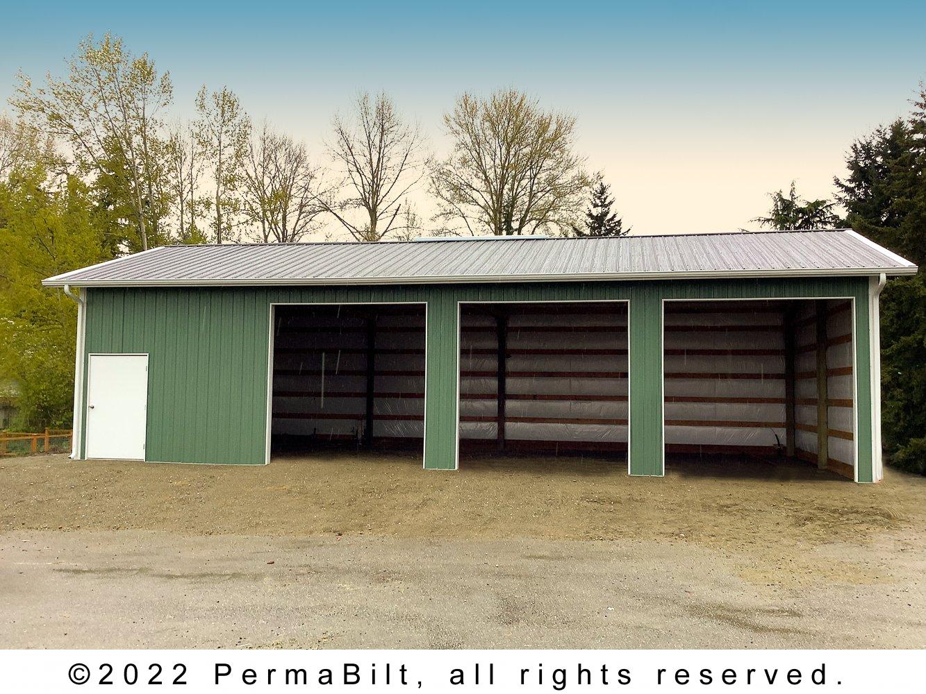 Shop Storage Pole Building in La Conner Skagit County