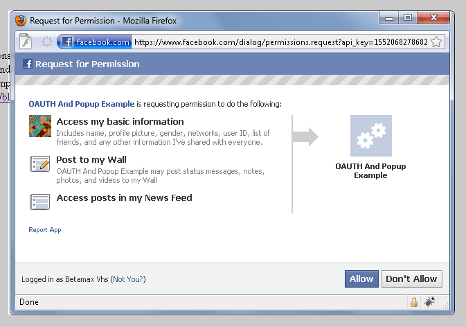 'Facebook Account Is Currently Logged In' Pop-Ups