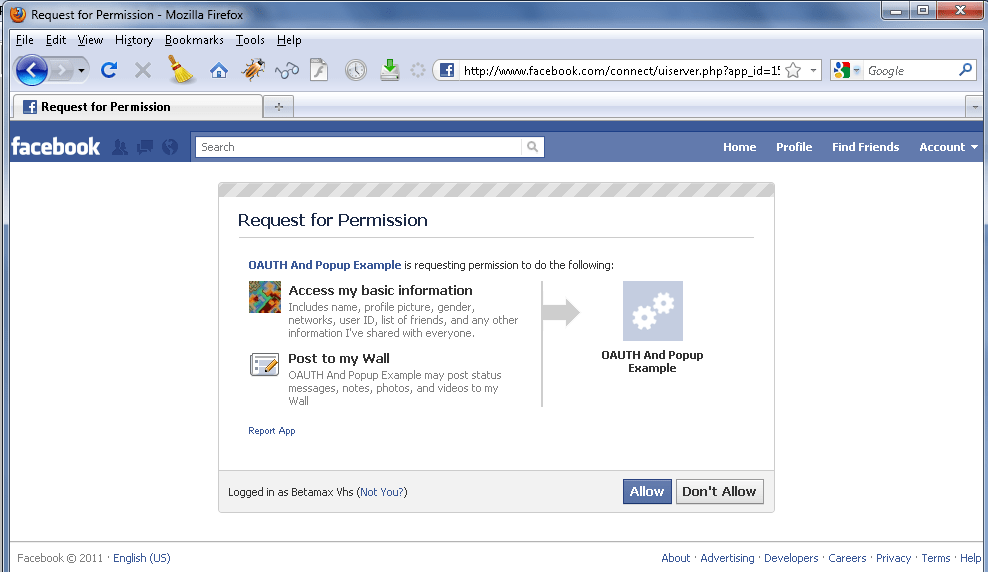Remove Facebook login popup Chrome Web Store