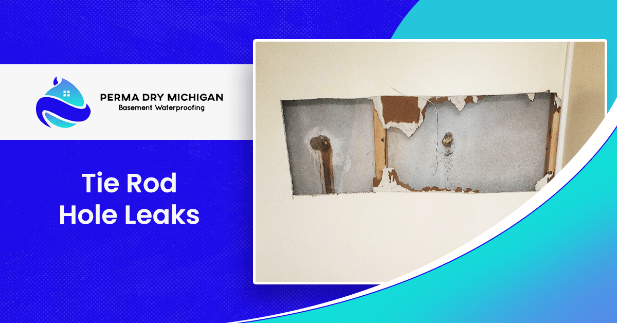 Tie Rod Hole Leaks Repair Perma Dry Michigan