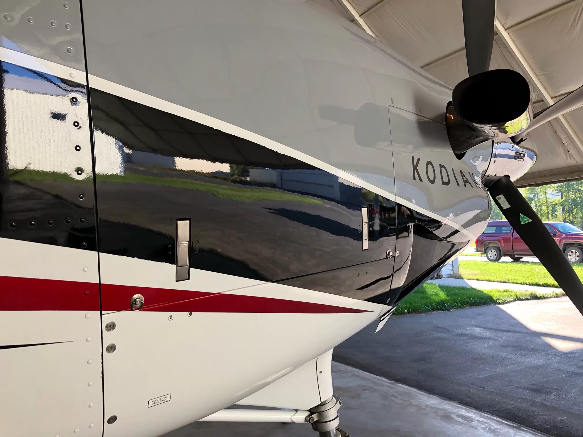Reactive Polymer Aircraft Paint Protection